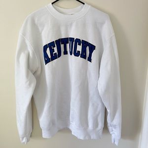 White Champion University of Kentucky sweatshirt size large